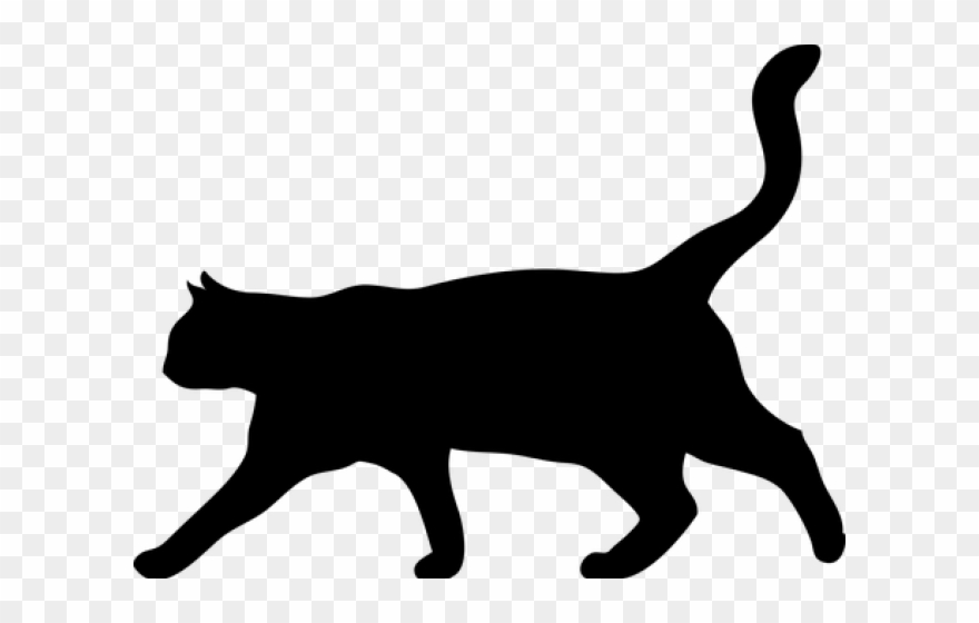 cats clipart silhouette