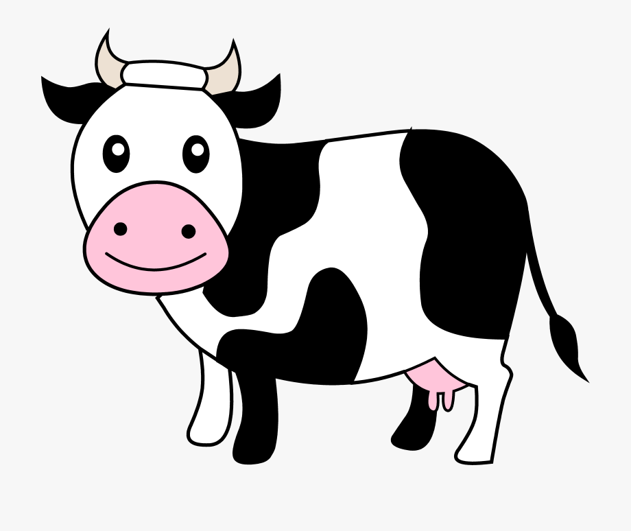 Cow clip art free. Cattle clipart cartoon