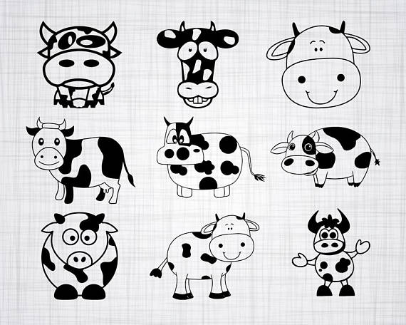 Download Baby Cow Svg
