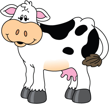 cows clipart boy