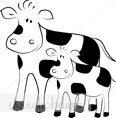 Momma s day. Cattle clipart mother cow