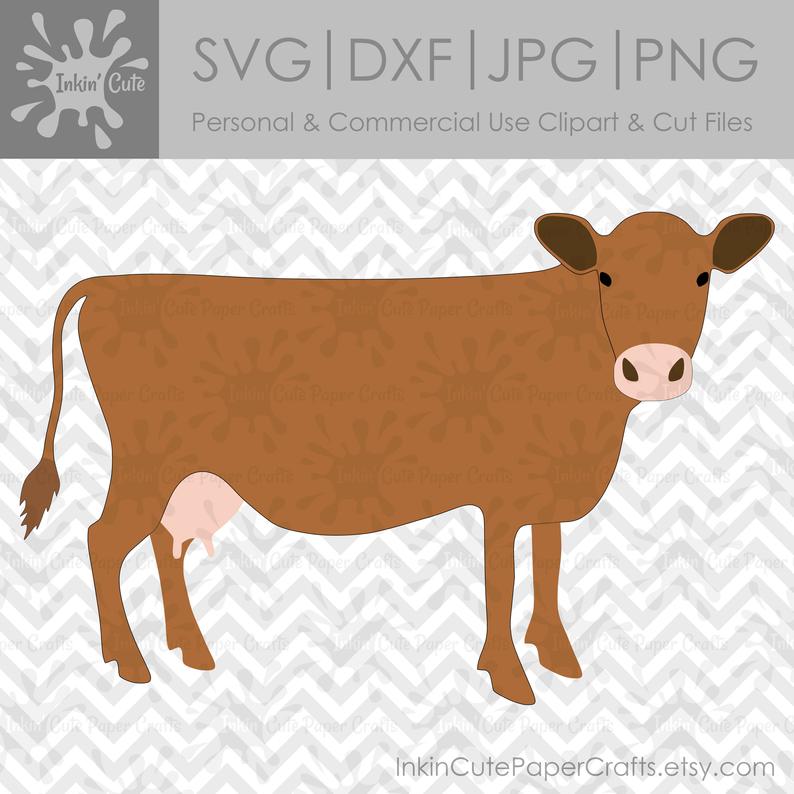 cow clipart realistic