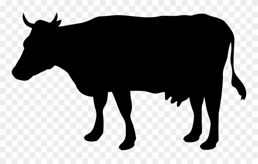cattle clipart silhouette