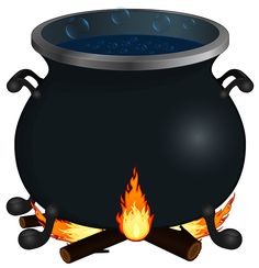 cauldron clipart cute