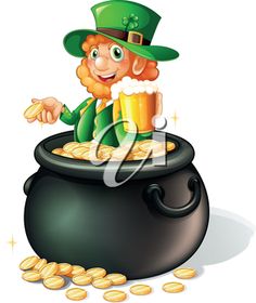 Iclipart royalty free d. Cauldron clipart leprechaun