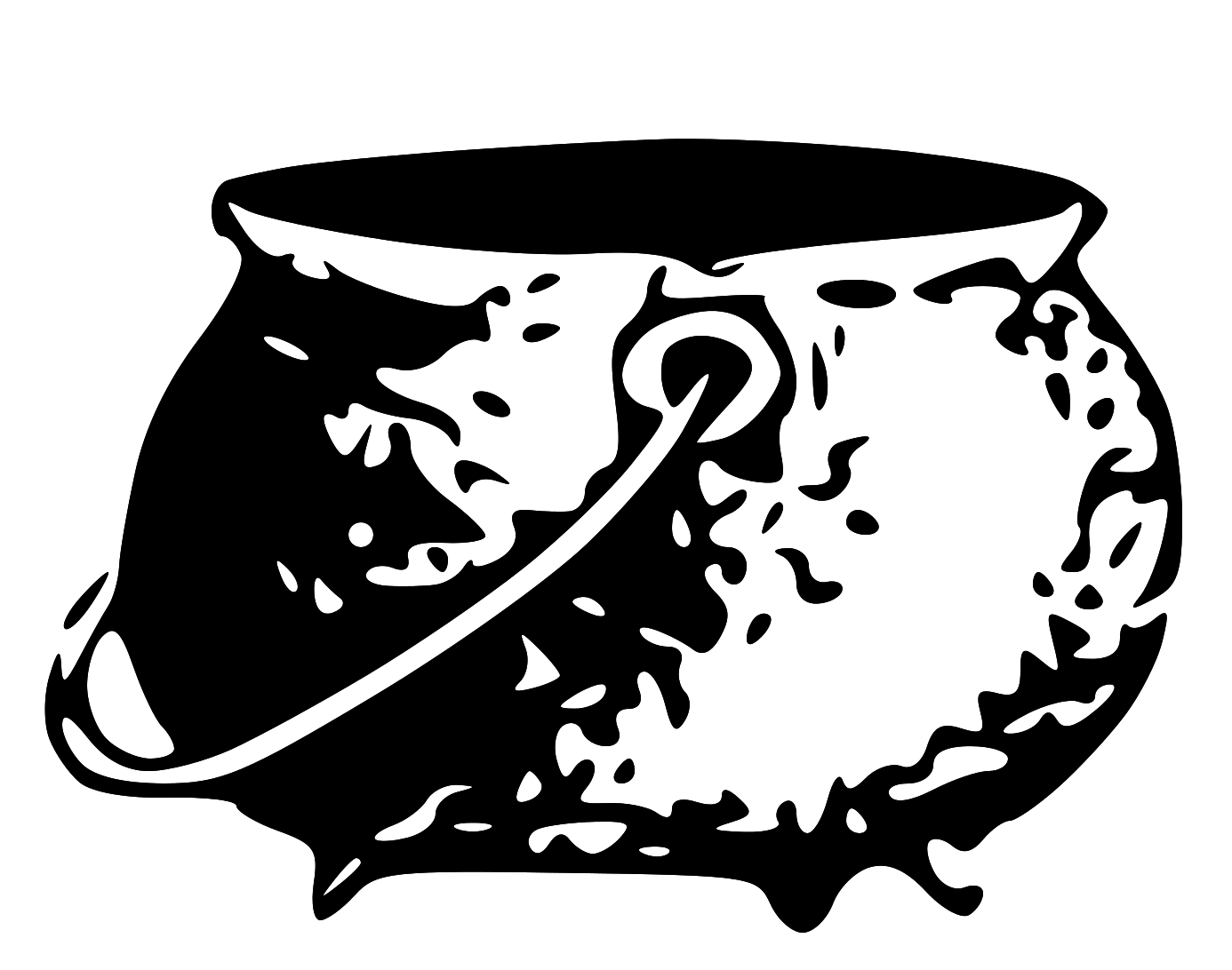 Cauldron Clipart Outline Cauldron Outline Transparent FREE For