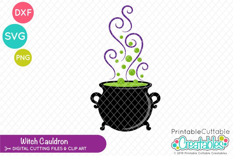 cauldron clipart printable