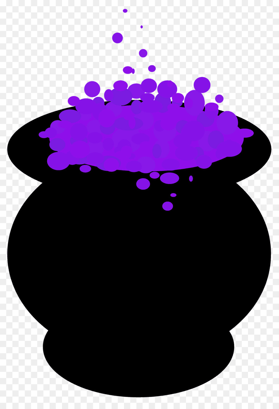 cauldron clipart purple