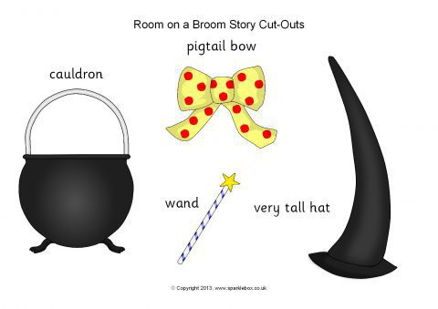 cauldron clipart room on broom
