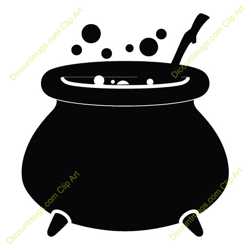 cauldron clipart silhouette