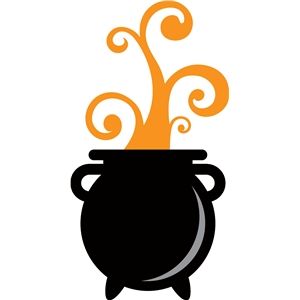 cauldron clipart silhouette