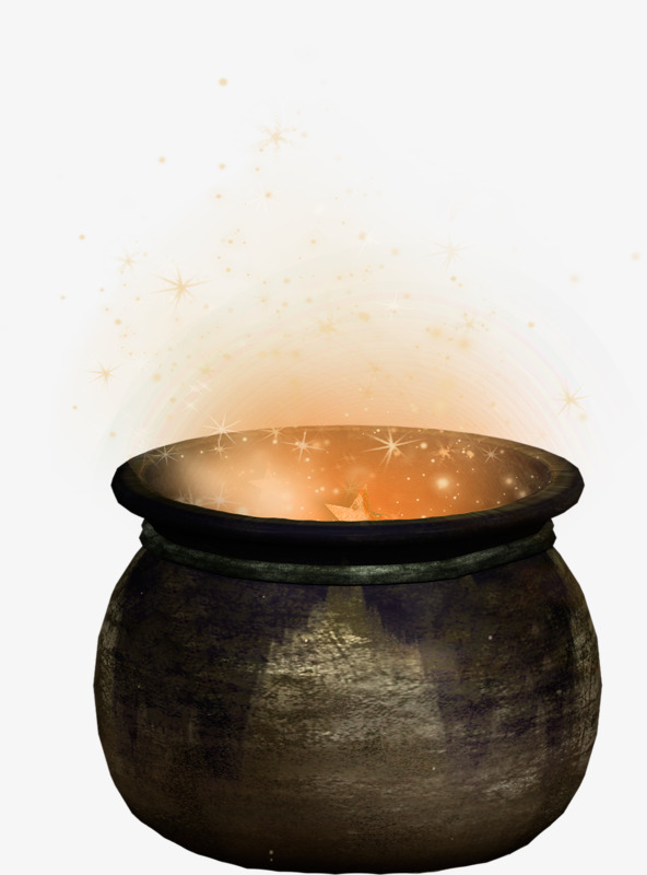 cauldron clipart smoking