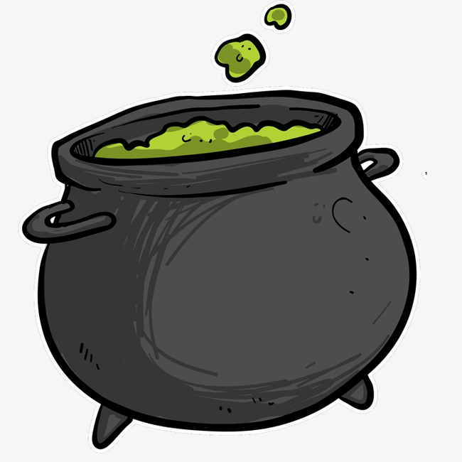 cauldron clipart soup kettle