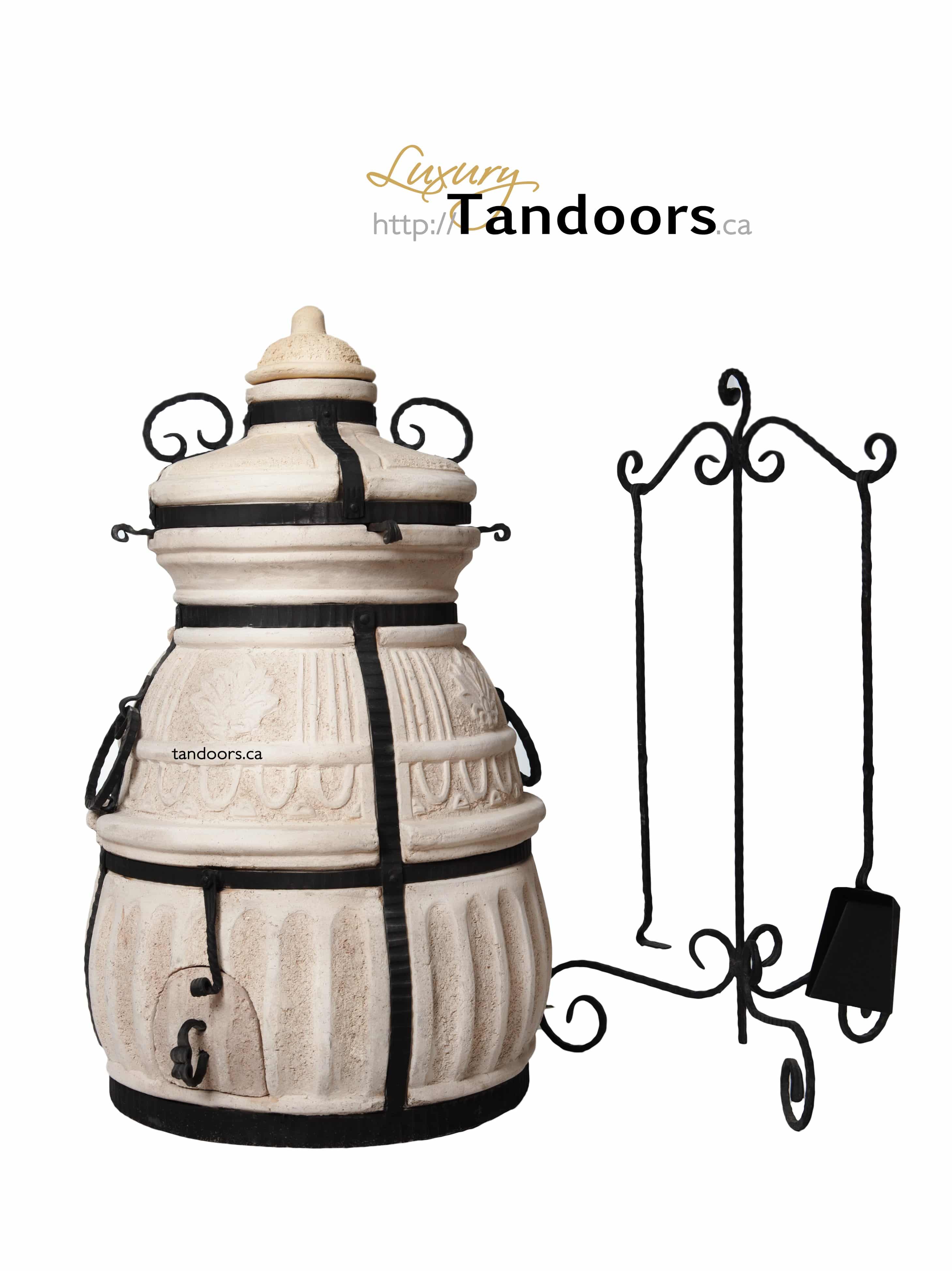 Antique luxury outdoor home. Cauldron clipart tandoor