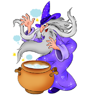 cauldron clipart wizard