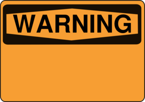 caution clipart alert sign