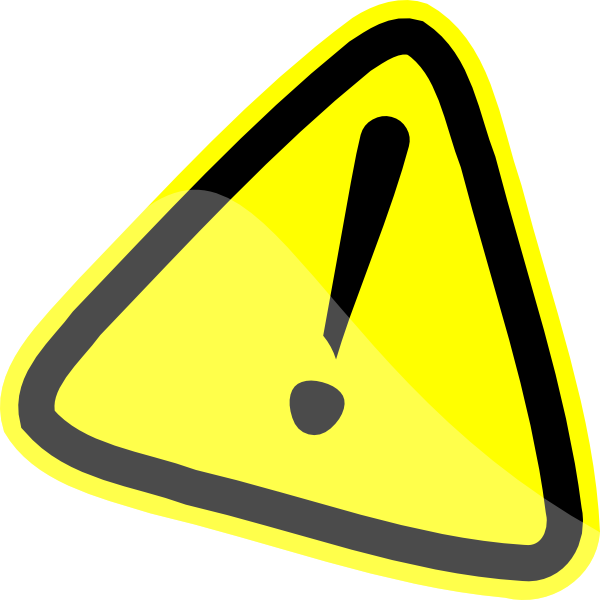 caution clipart attention sign