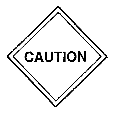 caution clipart black and white