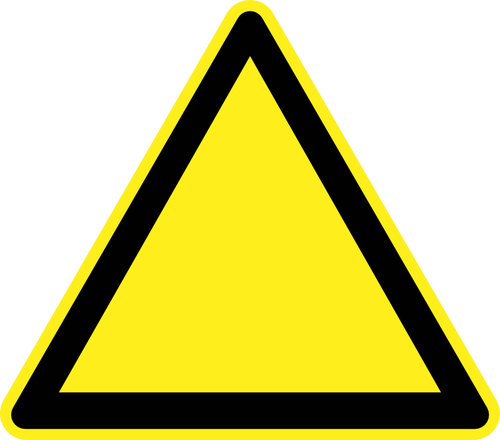 caution clipart blank caution sign