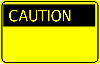 caution clipart construction sign