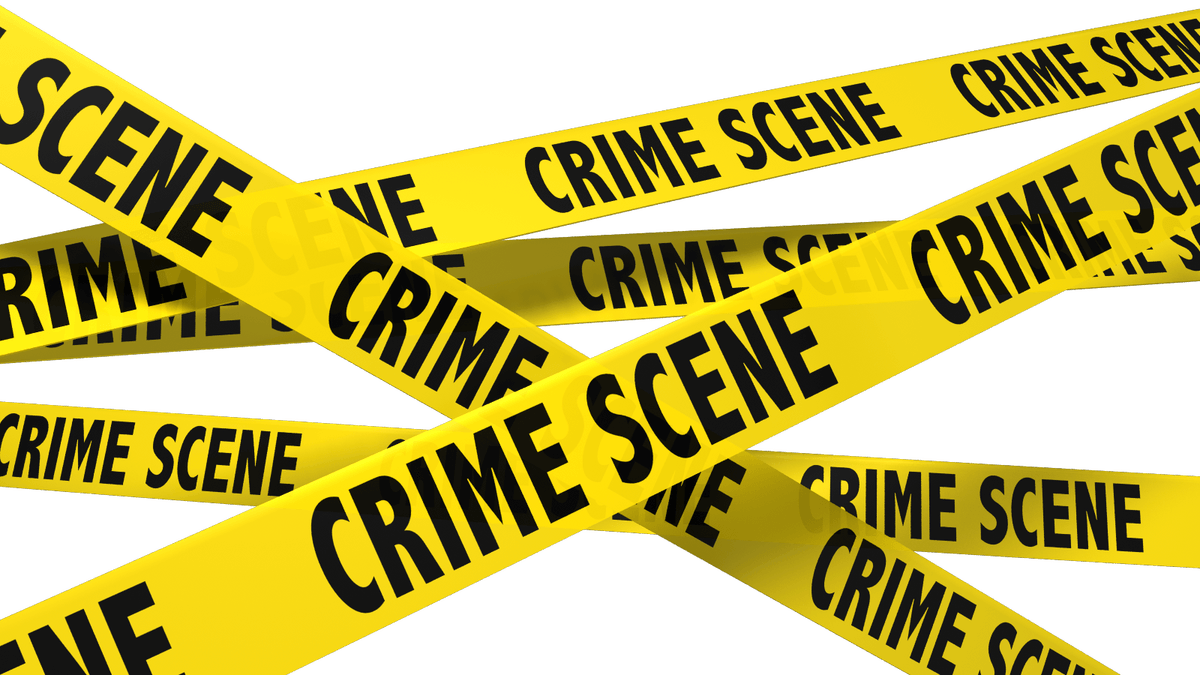 caution clipart crime scene