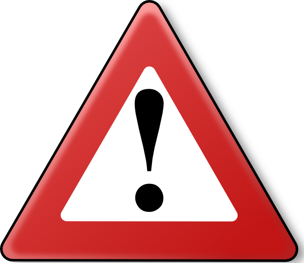 cone clipart caution