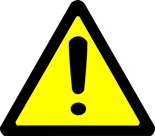 caution clipart penalty