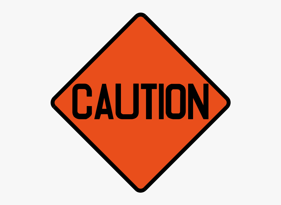 caution clipart road work sign