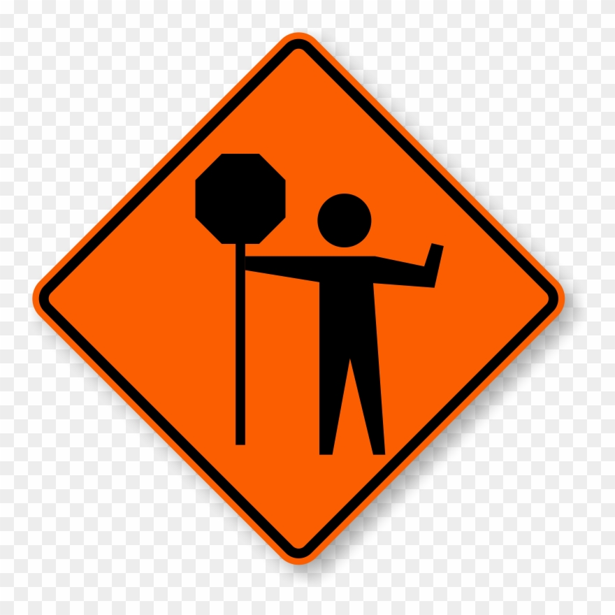 caution clipart road work sign