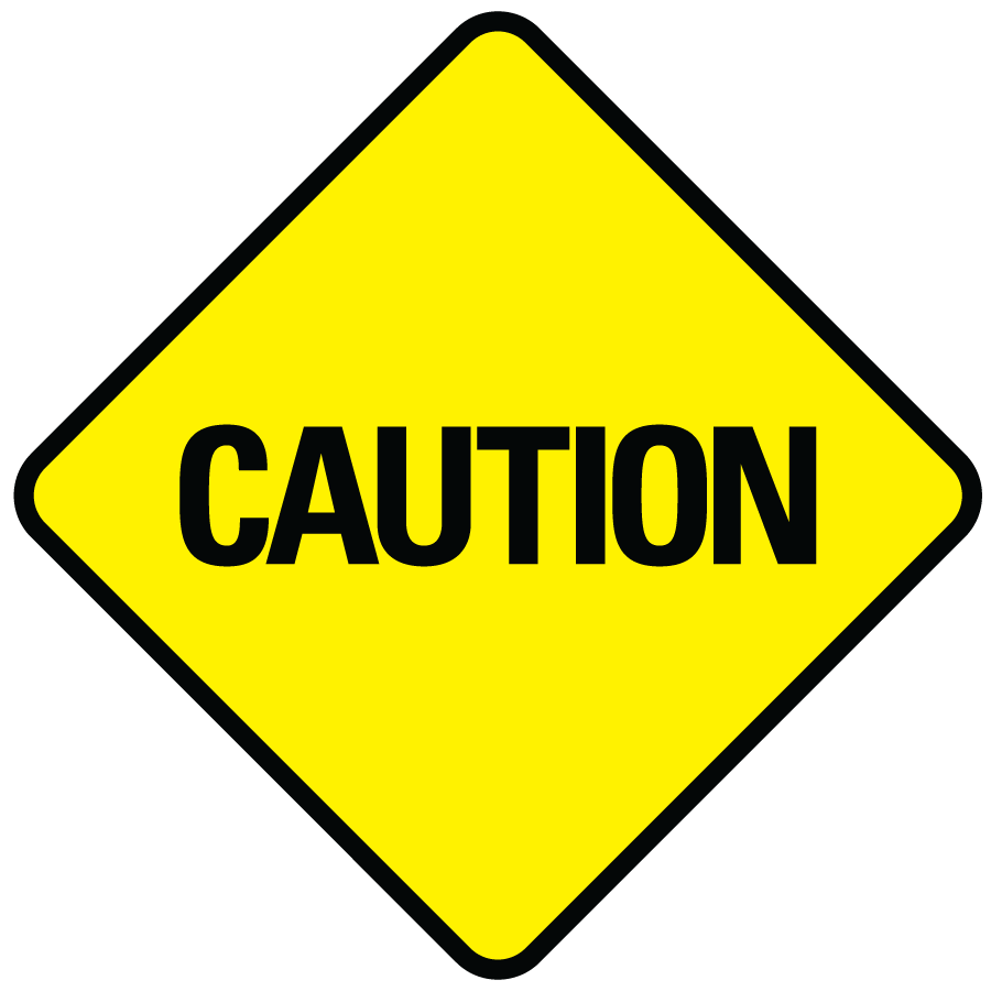 caution clipart simbol