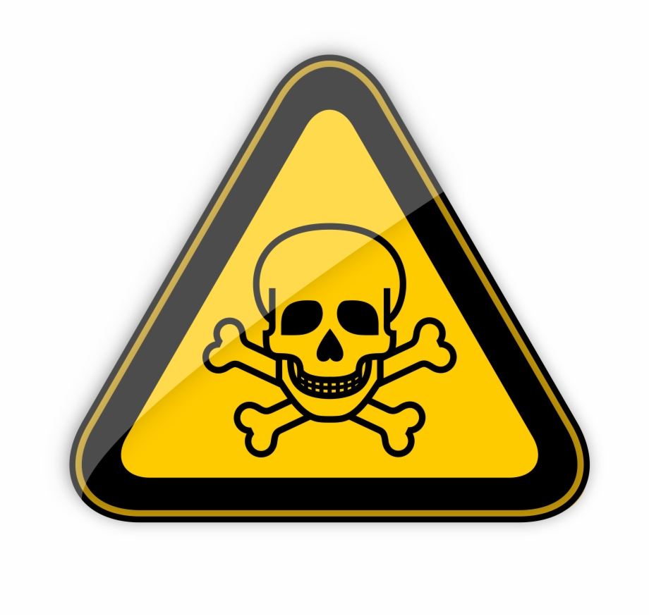 caution clipart toxic sign