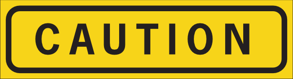 Caution traffic
