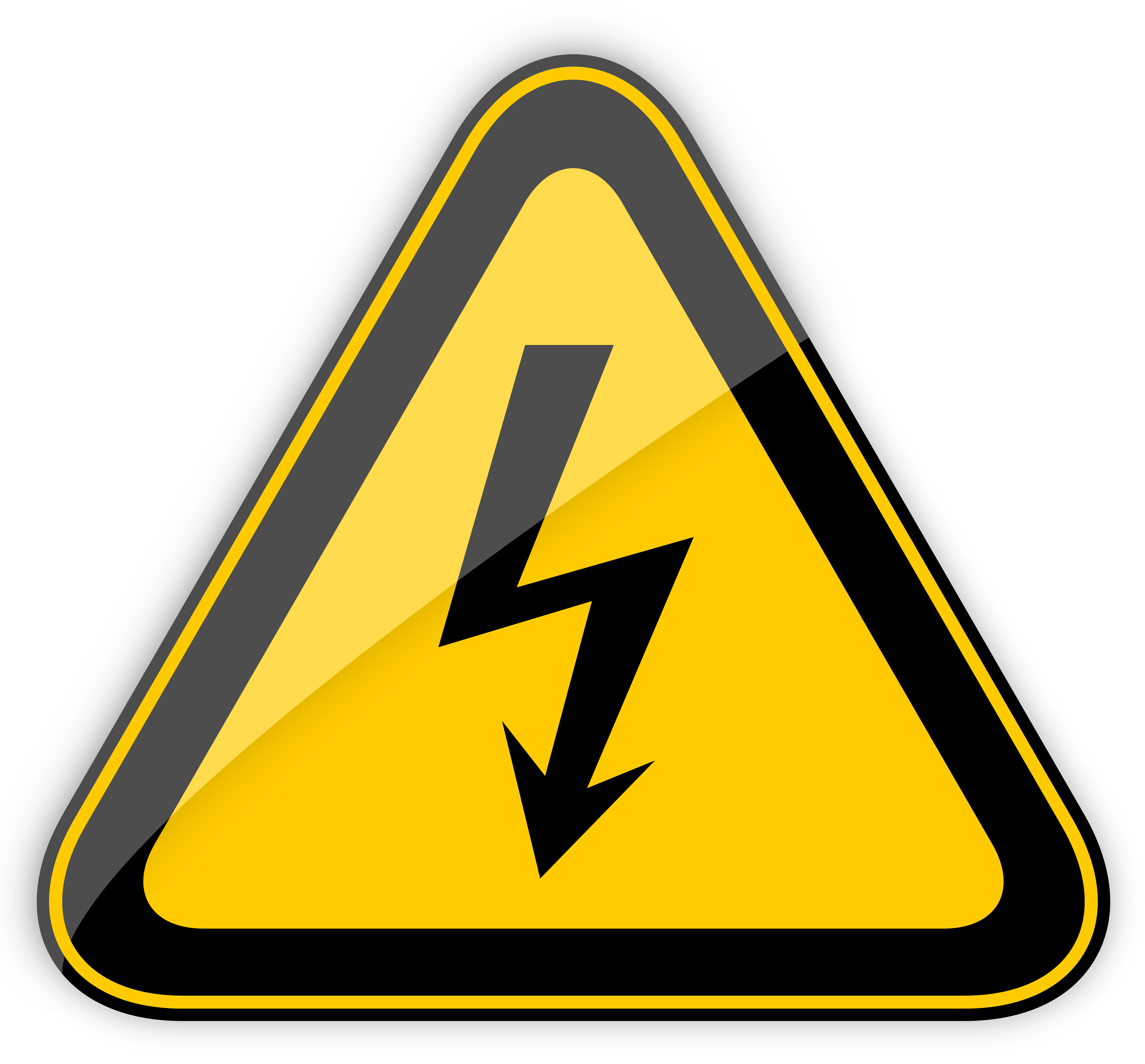 electric clipart warning