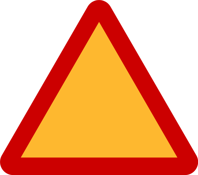 caution clipart triangle