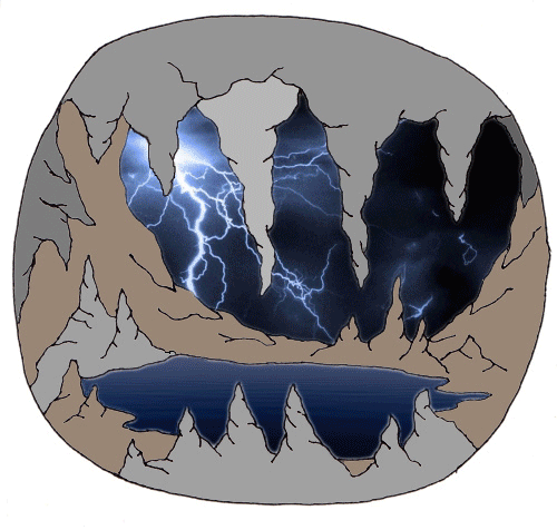 cave clipart animation