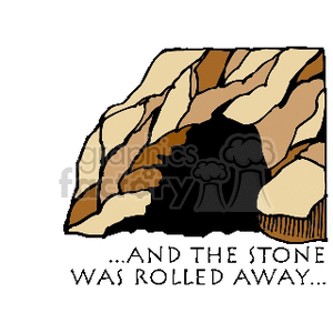 cave clipart cartoon rock