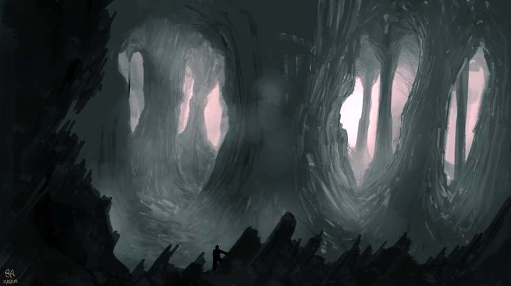 cave clipart forest cave