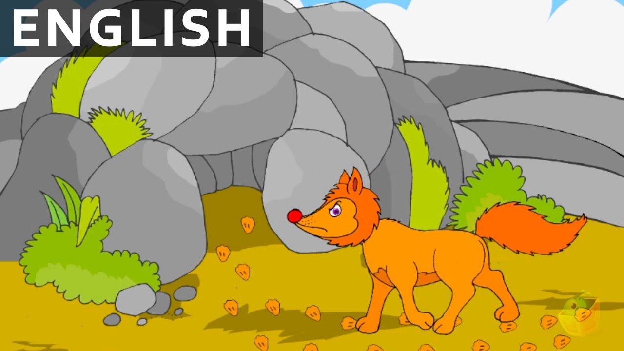 Fox and panchatantra in. Cave clipart lions