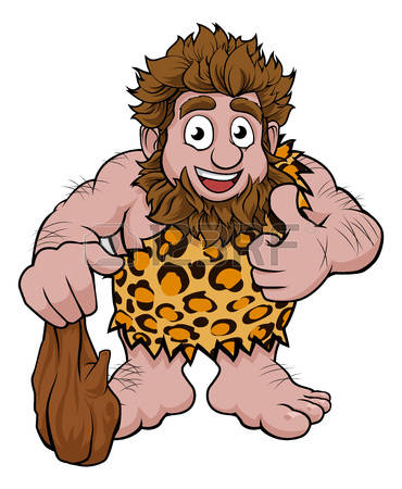 caveman clipart