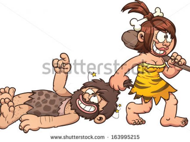 caveman clipart brute