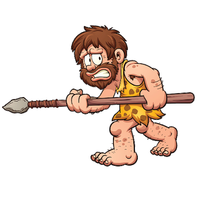 caveman clipart cave man