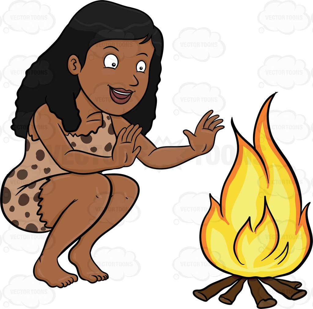 caveman clipart cavewoman