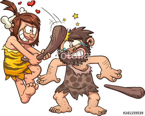 caveman clipart cavewoman