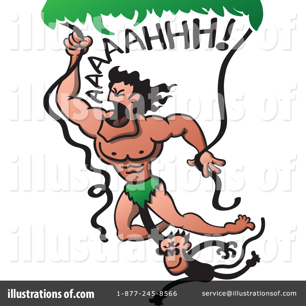 caveman clipart man jungle