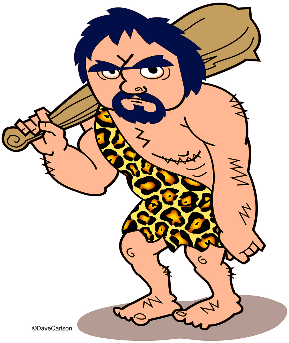 caveman clipart neanderthal