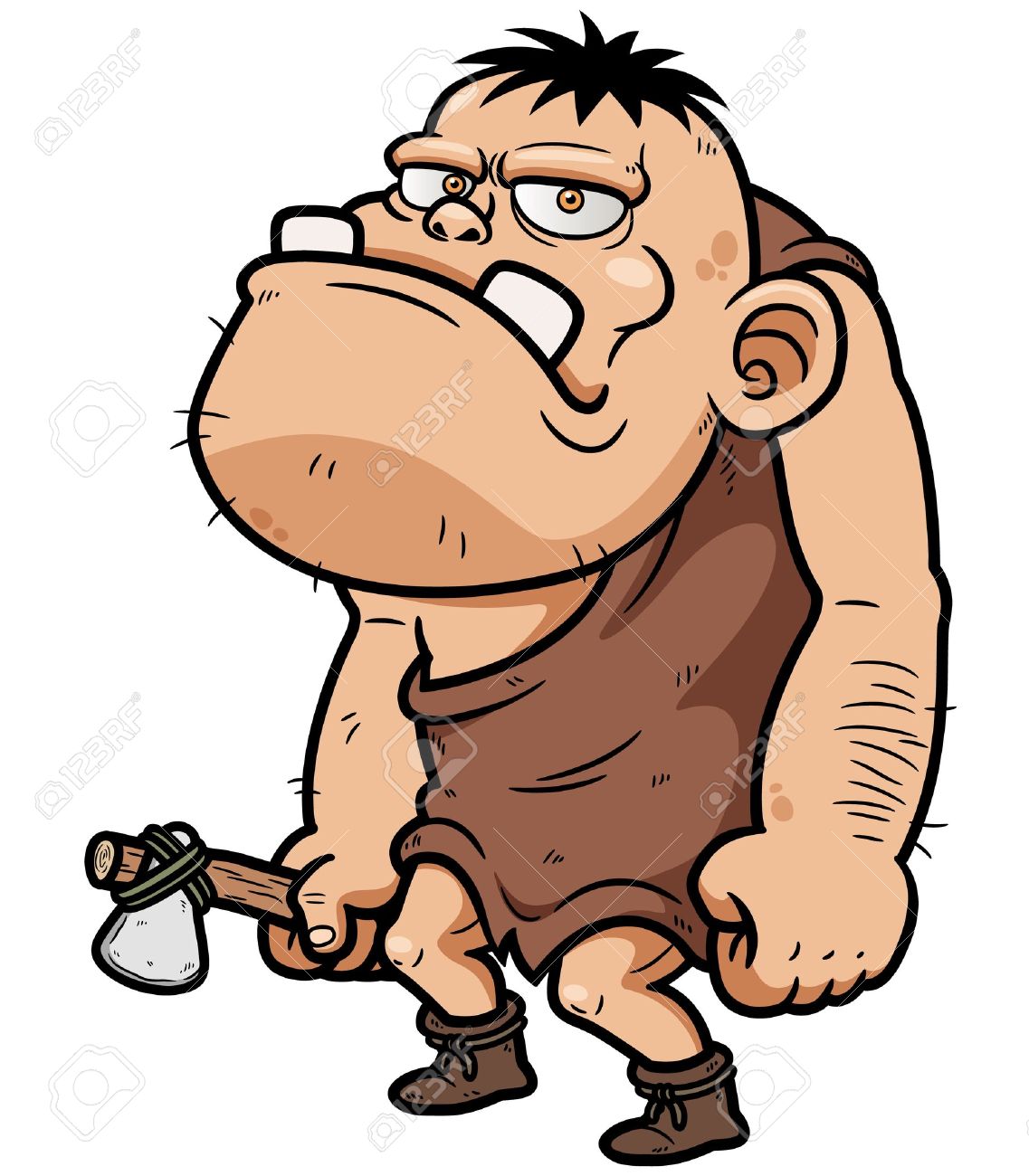 Caveman clipart neolithic era.  collection of people