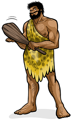 Caveman clipart strong. Cavemenworld be healthy fit