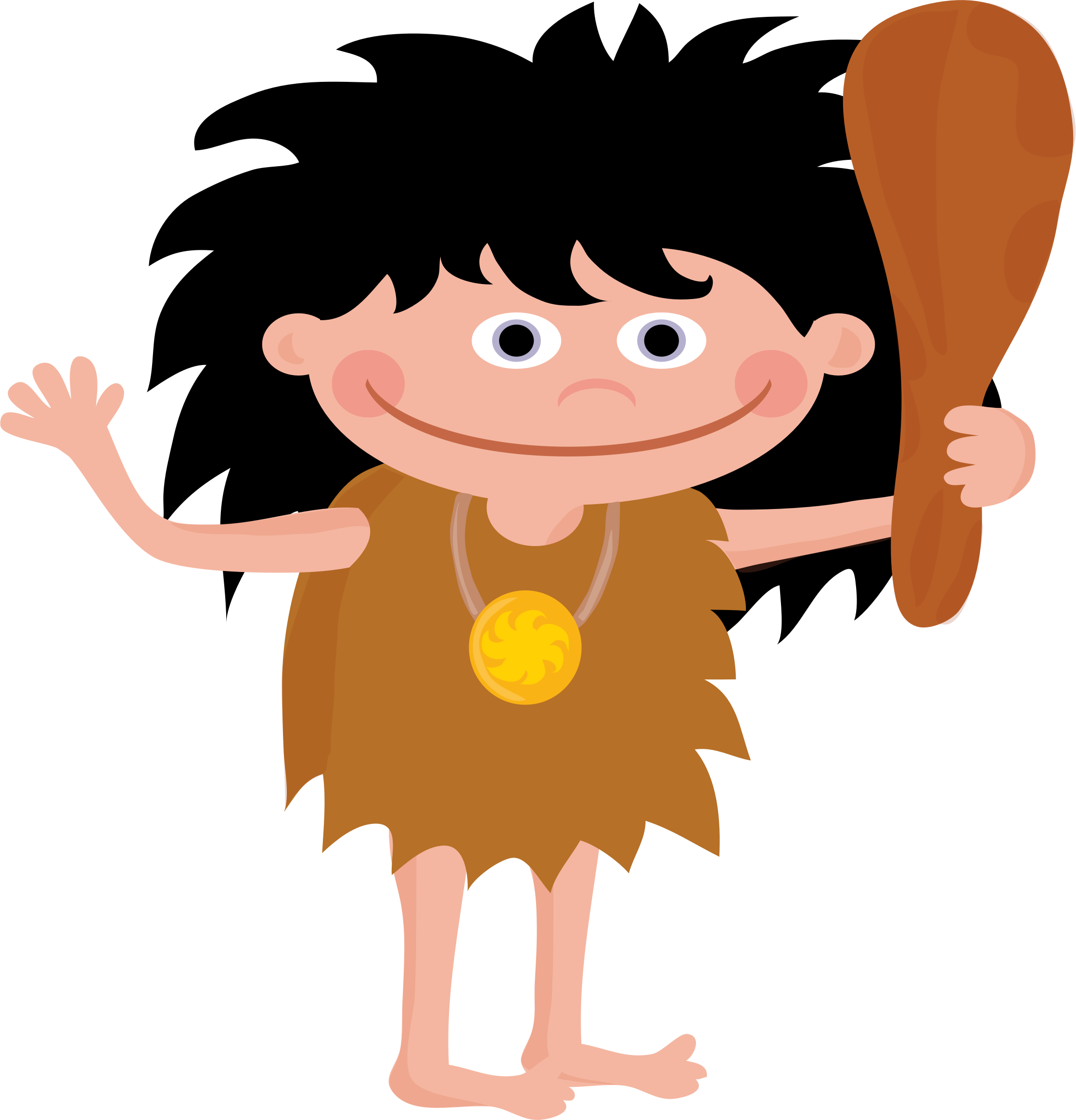caveman clipart svg
