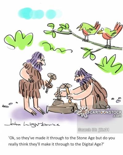 Caveman clipart technology. Stone age cartoons and