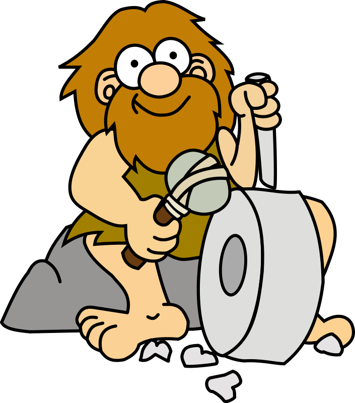 Caveman clip art misc. Excited clipart keen